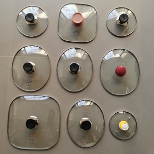 适配天际苏泊尔九阳美的隔水炖电炖锅椭圆形方形钢化玻璃盖配件