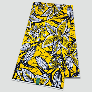 新设计荷兰非洲蜡染布African Wax fabric全棉6码衣服裙子布料