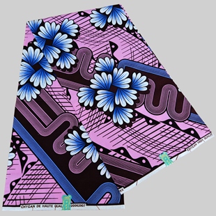 Fabric100%全棉一码 Wax 蜡布 African D全棉高端非洲蜡染布Cotton