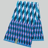 African Wax Fabric 涤纶穆斯林非洲蜡染布polyester 6码 超级蜡布