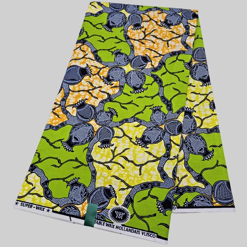 非洲蜡染布40X40全棉6码