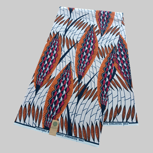 全棉高端非洲蜡染布Cotton African Wax Fabric100%全棉一码FFF