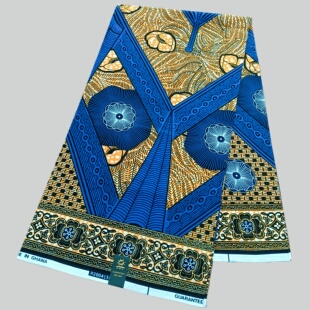 J全棉高端非洲蜡染布Cotton African Wax Fabric100%全棉一码蜡布