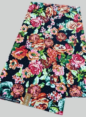 涤纶非洲蜡染1码非洲印花布