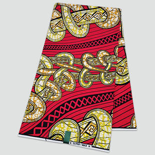 新设计荷兰非洲蜡染布African Wax fabric全棉6码衣服裙子布料