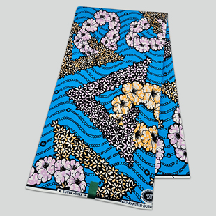 新设计荷兰非洲蜡染布African Wax fabric全棉6码衣服裙子布料
