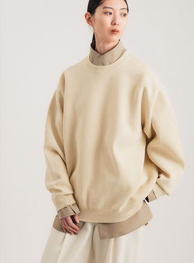 ZOEYJA佐佐家 STUN@INGLURE亲肤挺括 打造层次感基础双面针织卫衣