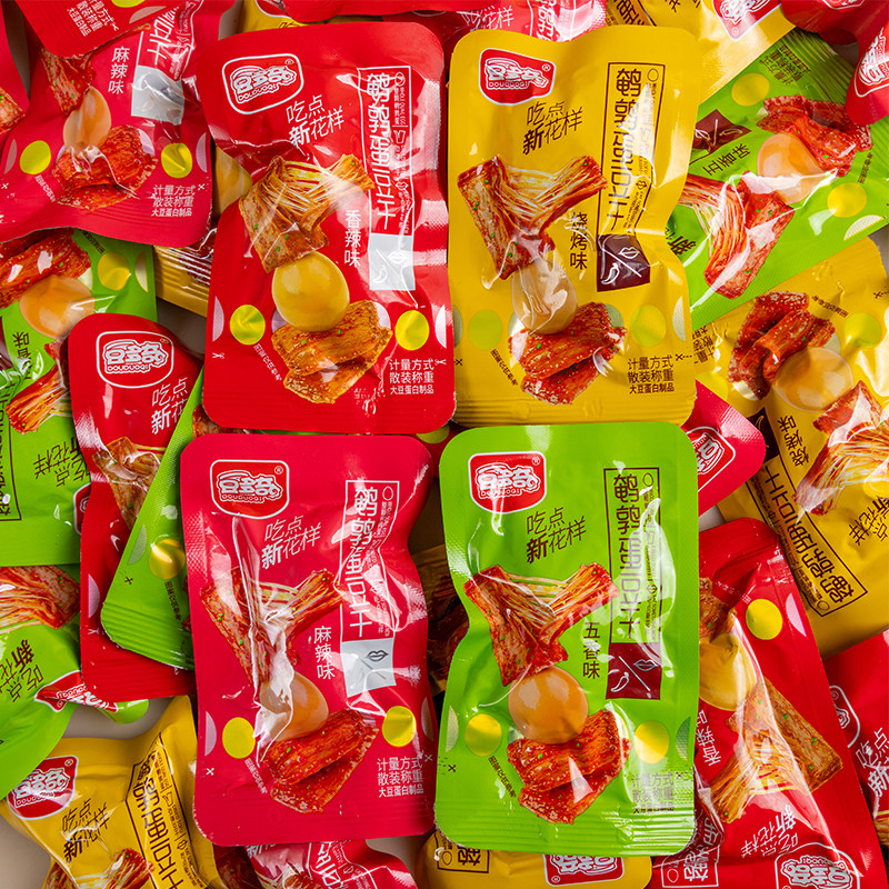 豆多奇鹌鹑蛋豆干独立包装素肉卤蛋豆腐干即食休闲解馋卤味零食品