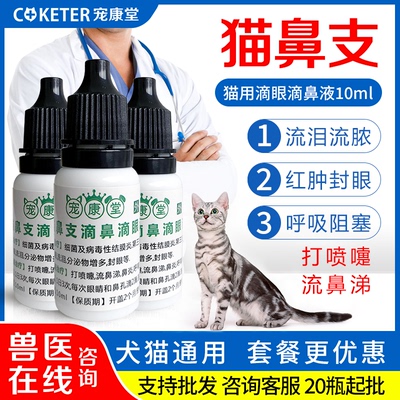 治疗流眼泪感冒打喷嚏发炎猫支鼻