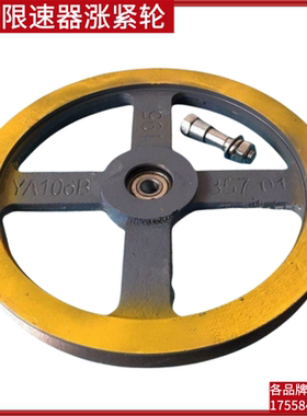 电梯限速器涨紧轮YA106B357-01 直径250mm 槽宽20mm 电梯配件