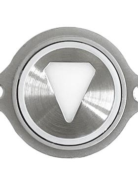 电梯按钮通用于通力电梯 KDS50 KDS300圆带耳亚光边黑边不锈钢面