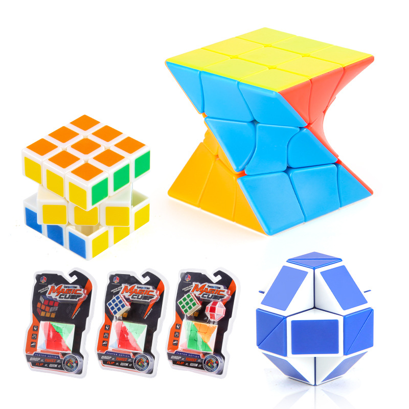儿童科技益智魔方5cm异形魔方扭曲斜转百变魔尺魔方玩具课间礼物