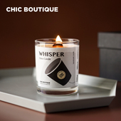 CHICBOUTIQUE 耳语whisper手工大豆蜡香薰杯子蜡烛小众礼物原创