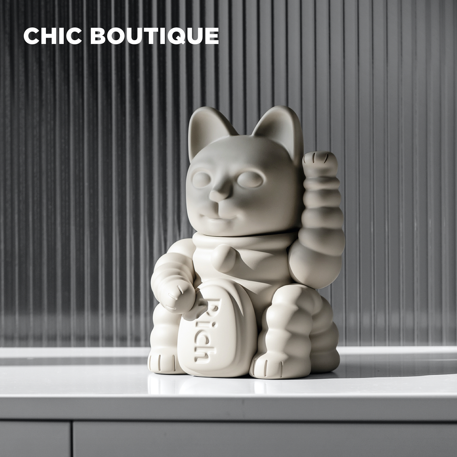 CHICBOUTIQUE 招财猫LuckyCat潮流玩具家居装饰摆件创意礼物开业