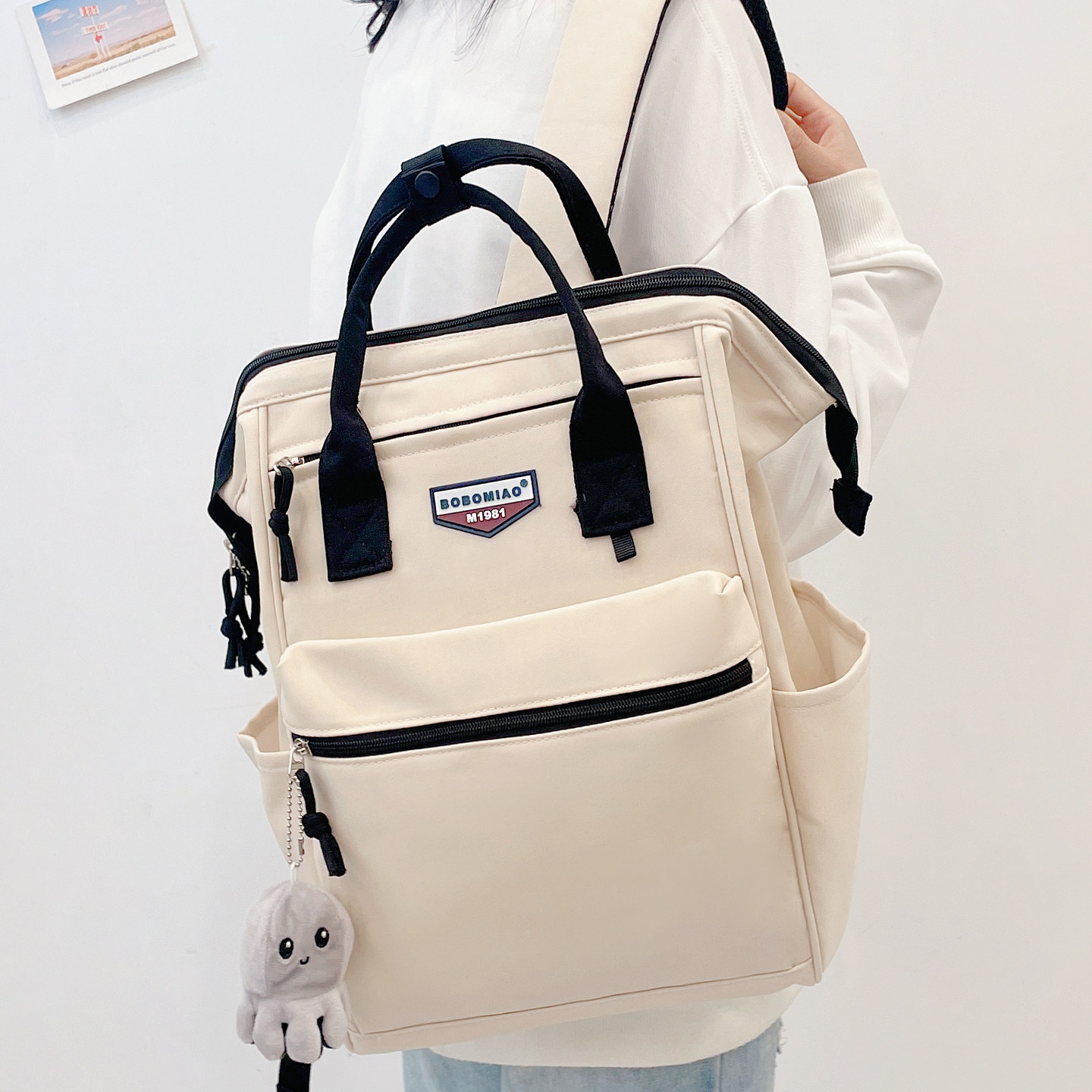 双肩包书包女2026新款小学生初中生大学生上课补习户外运动背包男,箱包皮具/热销女包/男包,双肩背包,淘宝优惠券,粉丝福利购,淘宝优惠卷