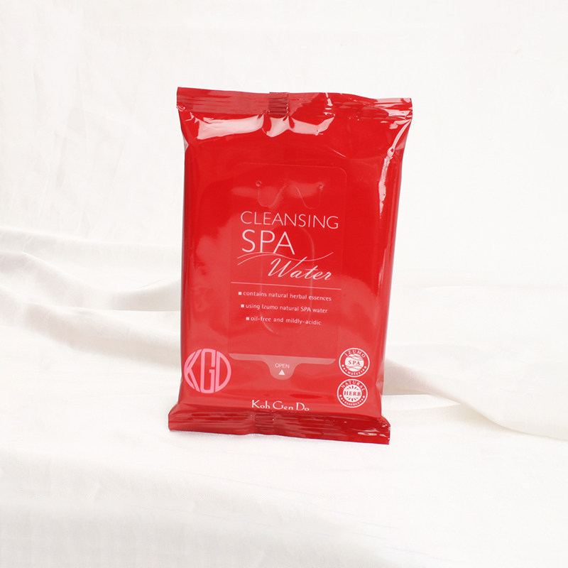 日本Koh Gen Do/江原道SPA温泉水温和养肤便携式卸妆湿巾10片/包