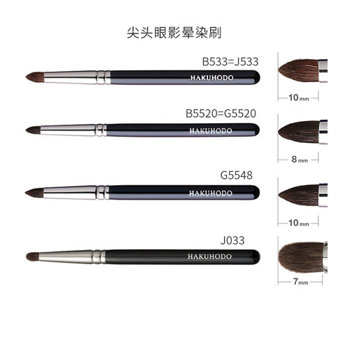 日本白凤堂眼影细节晕染刷J533