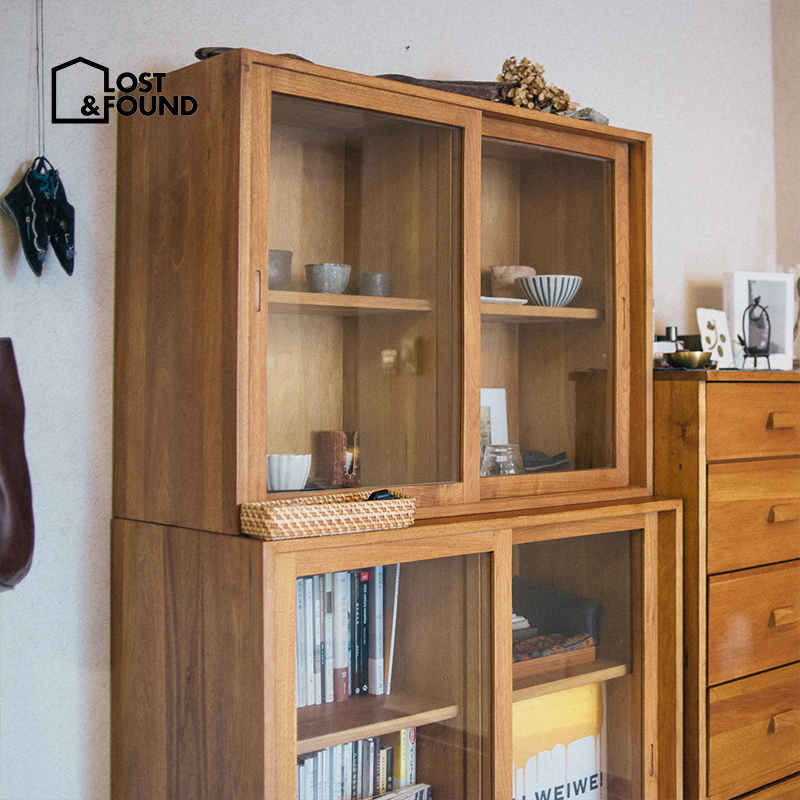 失物招领努娜小橱北欧展示柜实木