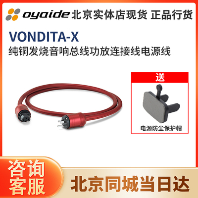 日本 oyaide 欧亚德VONDITA-X 全新旗舰电源线 电之皇者