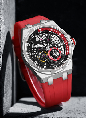 DOM腕表 全自动机械胶带运动风男士手表