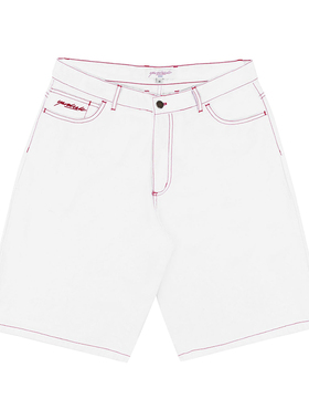 现货正品YARDSALE哥布林goblin刺绣标滑板纯棉帆布宽松牛仔短裤男