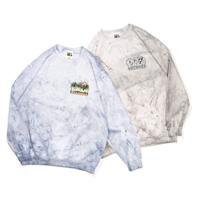 PN做旧印花街头宽松休闲卫衣情侣