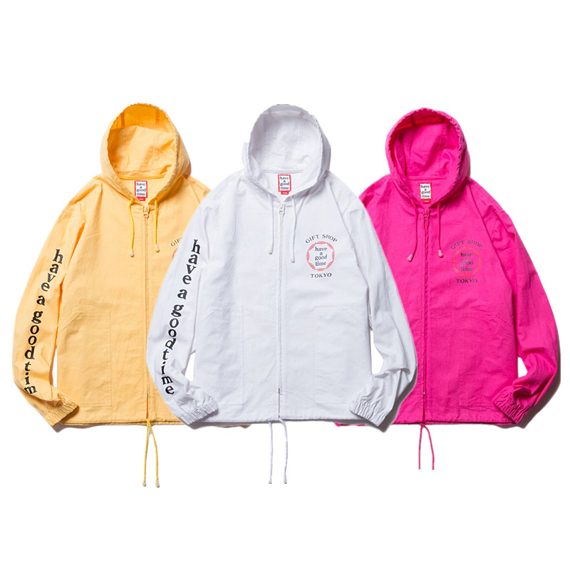 現貨 have a good time  CRUISE LOGO 棉布風衣夾克拉鏈衫 正品在類目 男裝, 風衣中 - 來自Buy2taobao.com提供專業的淘寶代購服務