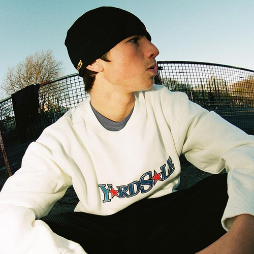 现货 YARDSALE Magic sweater 刺绣字母LOGO套头卫衣 小众滑板