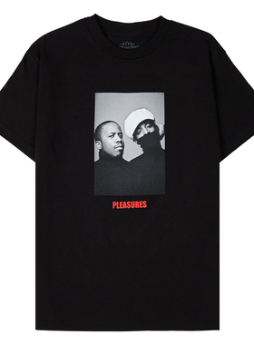 PLEASURES OUTKAST 说唱团体人像印花PHOTO纯棉圆领宽松短袖T恤春