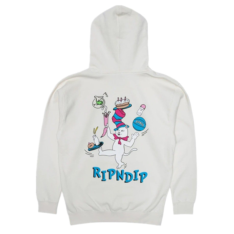 ripndip现货圣诞贱猫套头帽衫