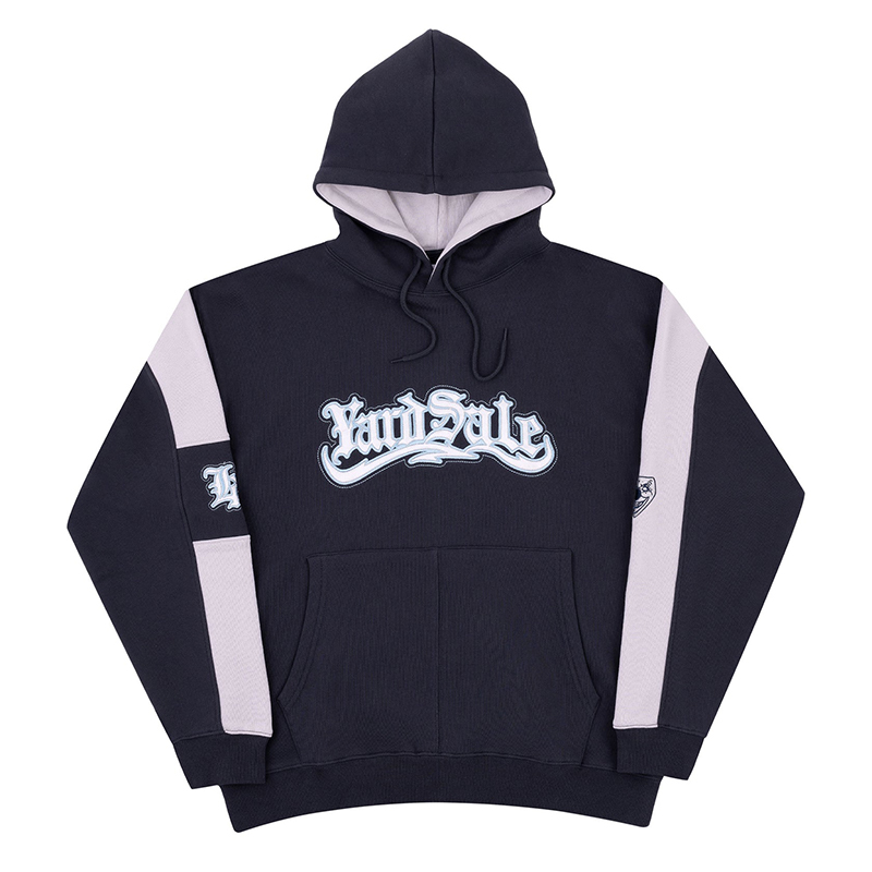 YARDSALE正品拼色帽衫春季新品