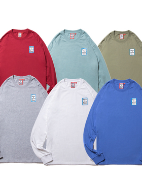 现货 have a good time 小蓝标 长袖T恤 MINI BLUE FRAME L/S TEE
