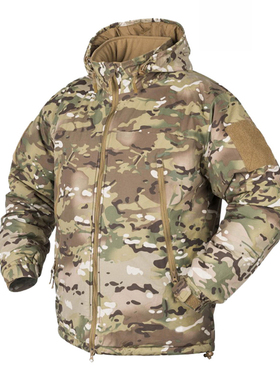 户外L7防寒棉服男冬保暖美式战术外套登山滑雪冲锋衣棉衣雪地迷彩