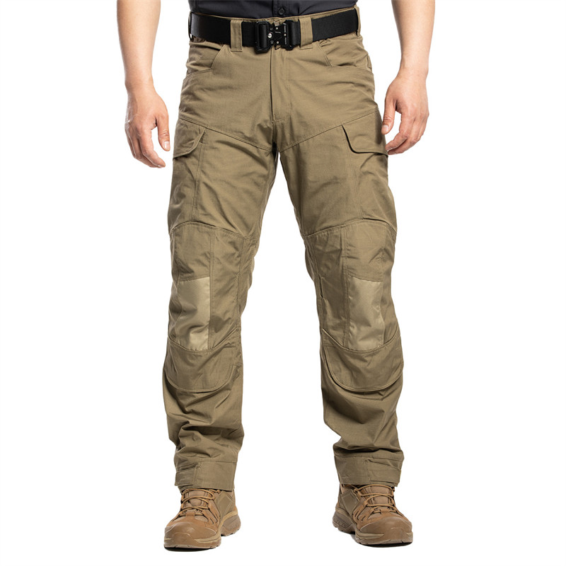 隐忍升级突击者战术裤男户外工装裤耐磨防水骑行登山迷彩裤送护膝