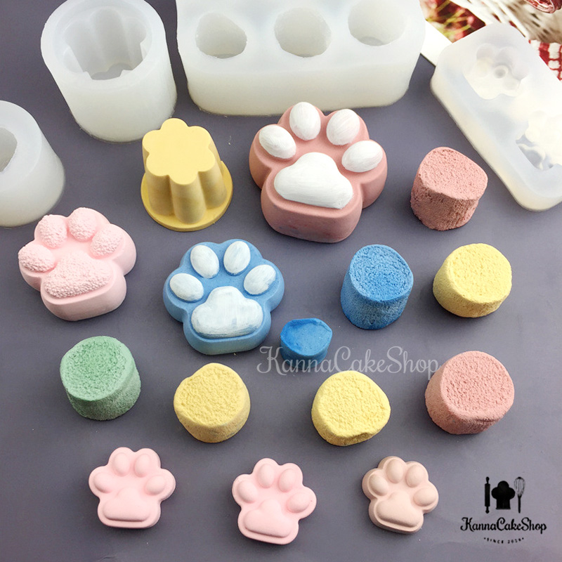 猫爪模具捏捏滴胶石膏硅胶模具