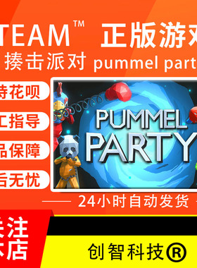 PC正版steam  揍击派对 Pummel Party 成品号 白号 小号 一切可改