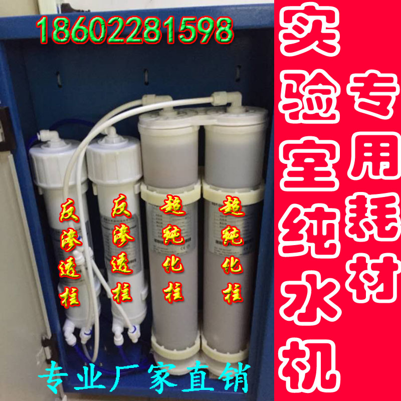 实验室纯水机双通道纯化柱超纯化柱反渗透膜离子交换柱