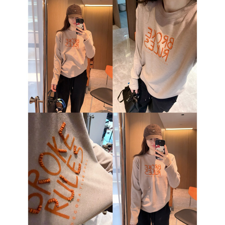 2026春上新手工钉珠加绒磨毛大弹力长袖T恤,女装/女士精品,T恤,淘宝优惠券,粉丝福利购,淘宝优惠卷