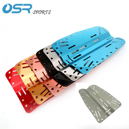 OSR技术潜水背飞单瓶双瓶不锈钢铝背板含硬质铝阳氧化backplate