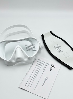 BISM BONA潜水面镜大视野无框广角水肺深潜MASK浮潜镜