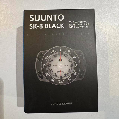 松拓 SUUNTO SK-8 Compass潜水指南针腕式指北针带夜光皮带皮筋款