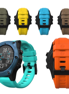 Shearwater Teric潜水电脑表表带彩色替换纯色硅胶潜水电脑表表带
