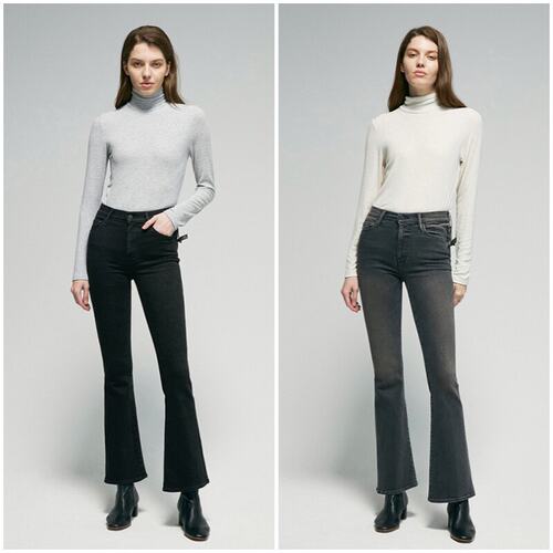 MOTHERDENIM微喇全长牛仔裤
