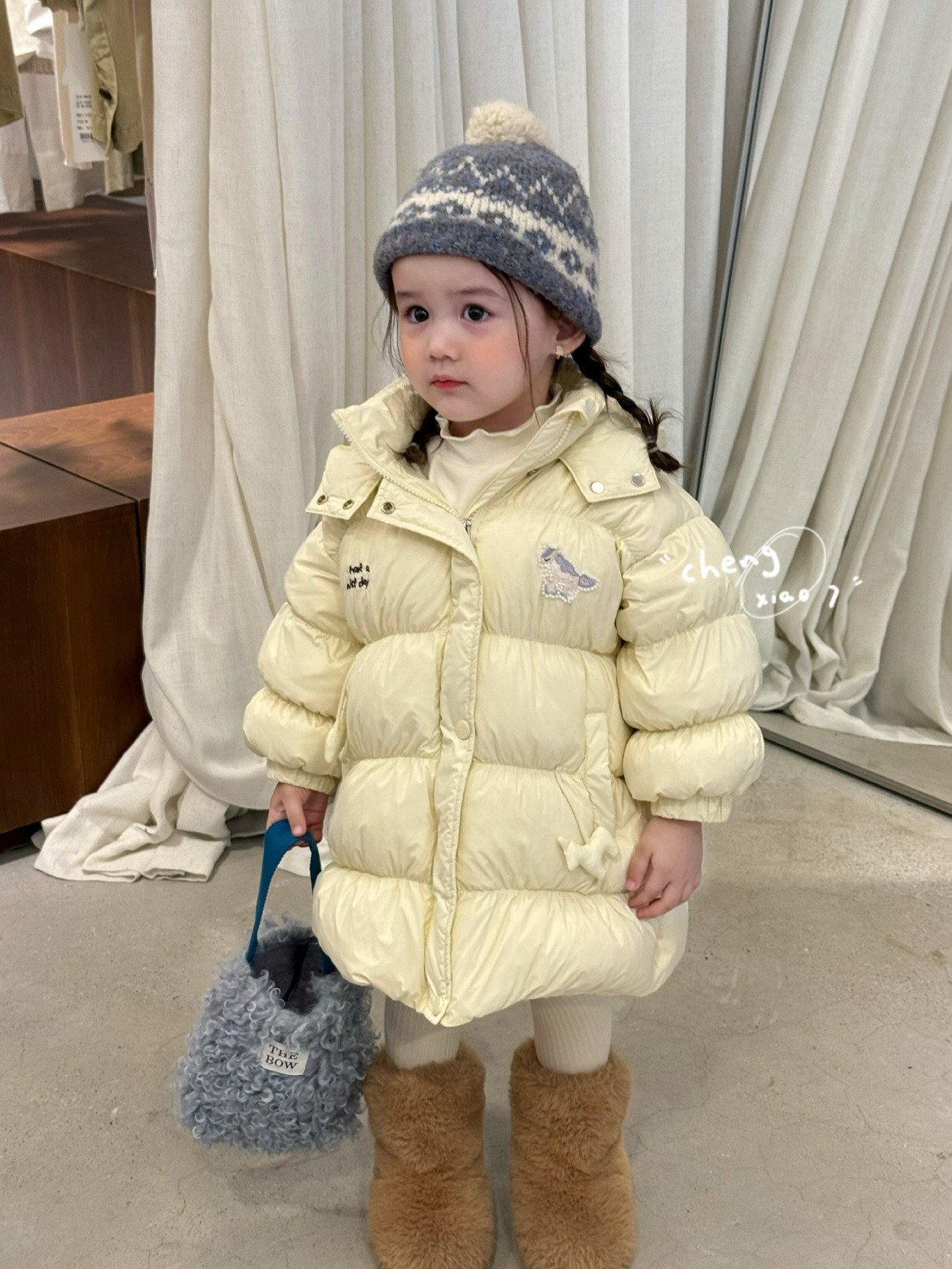 凡妈童装25冬季新款女童小童韩版童趣独角兽精灵帽中长羽绒服外套,童装/婴儿装/亲子装,羽绒服,淘宝优惠券,粉丝福利购,淘宝优惠卷