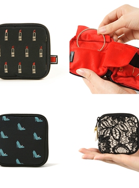 日本制artisan&artist精致便携口红刺绣蕾丝首饰包收纳章小蕙推荐