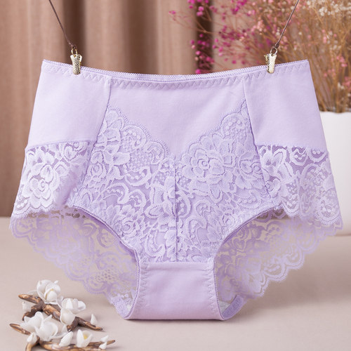 4条女士纯棉中腰妹妹内裤