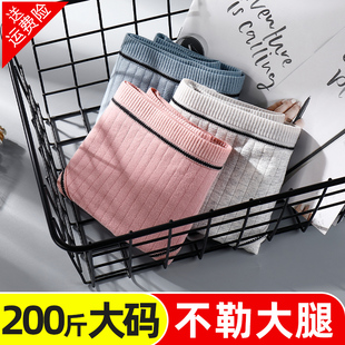 大码孕妇内裤女纯棉低腰2026三角裤200斤胖mm胖妹妹女生宽松短裤