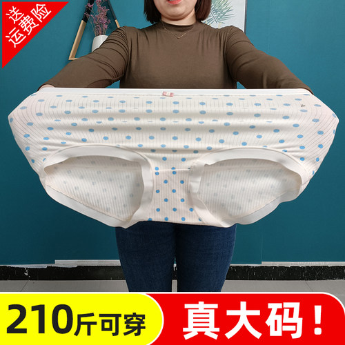 高腰收腹纯棉大码高弹女士内裤