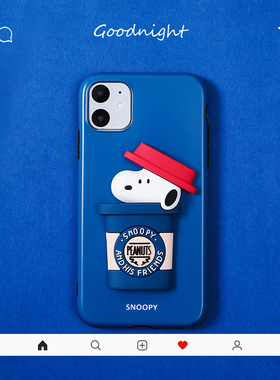 日本可爱史努比iPhone11Promax手机壳snoopy苹果ip7P/xs/xr保护套
