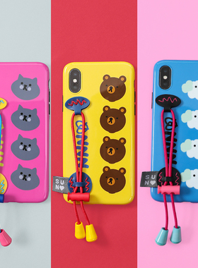 韩国second unique适用苹果17promax/14防滑皮筋绳手机壳iPhone16promax硅胶防摔软壳ip15promax保护套13plus